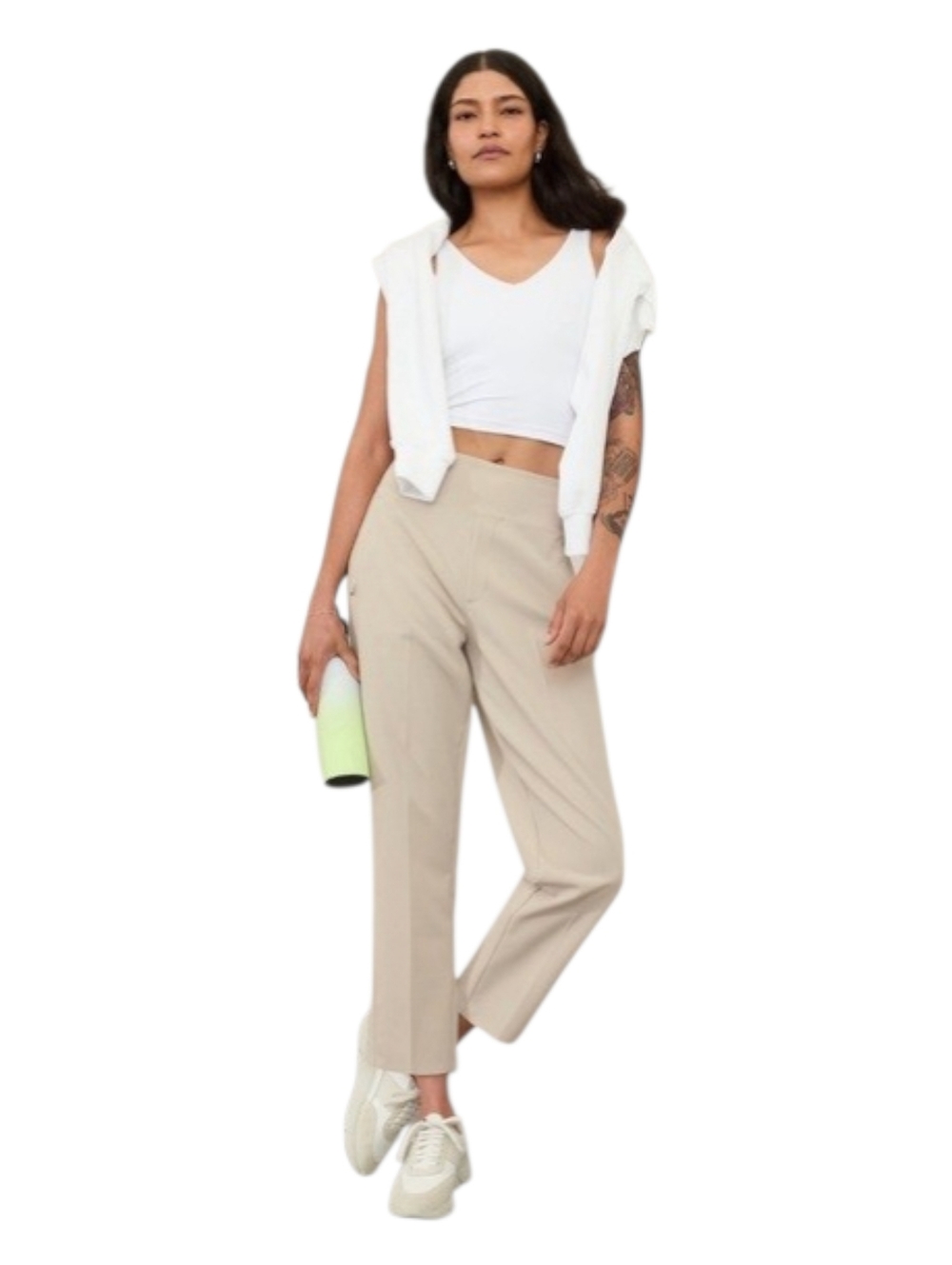 Athleta Endless High Rise Pant Size 14 in Stone